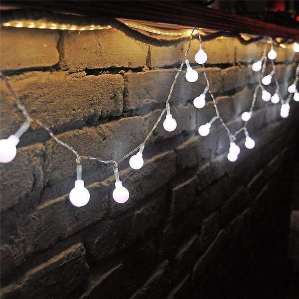 Planet Gates 2M/4M/10M 80Led Cherry Balls Fairy String Decorative Lights Battery Operated Wedding Christmas Outdoor Patio Garland Decoration