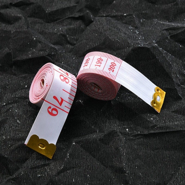 Planet Gates 2m/79inch Soft Tape Measure Double Scale Body Sewing Flexible Ruler for Weight Loss Medical Body Measurement Sewing Tailor Craft
