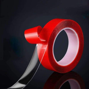 Planet Gates 2mm / 10M Double Sided Adhesive Tape 0.2mm x 2/3/4/5/6/8/10/12/15/18/20/25/30/35/40/45/50mm 10m Strong Sticky Waterproof