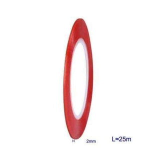 Planet Gates 2mm Strong Viscosity PET Double-sided Tape Mobile Screen Mirror Tape Mobile Phone Repair Tool Transparent Red Film Glue