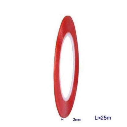 Planet Gates 2mm Strong Viscosity PET Double-sided Tape Mobile Screen Mirror Tape Mobile Phone Repair Tool Transparent Red Film Glue