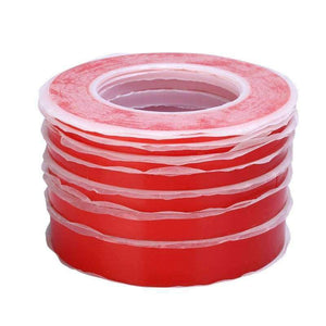Planet Gates 2mm Strong Viscosity PET Double-sided Tape Mobile Screen Mirror Tape Mobile Phone Repair Tool Transparent Red Film Glue