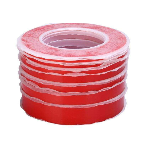 Planet Gates 2mm Strong Viscosity PET Double-sided Tape Mobile Screen Mirror Tape Mobile Phone Repair Tool Transparent Red Film Glue