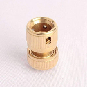 Planet Gates 2pc 1/2"Copper Water Stop Connectors Hose End Connectors Pipe Fittings Water Pipe Head Garden Water Connectors Garden Supplies