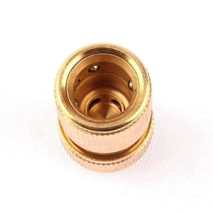 Planet Gates 2pc 1/2"Copper Water Stop Connectors Hose End Connectors Pipe Fittings Water Pipe Head Garden Water Connectors Garden Supplies