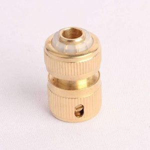 Planet Gates 2pc 1/2"Copper Water Stop Connectors Hose End Connectors Pipe Fittings Water Pipe Head Garden Water Connectors Garden Supplies