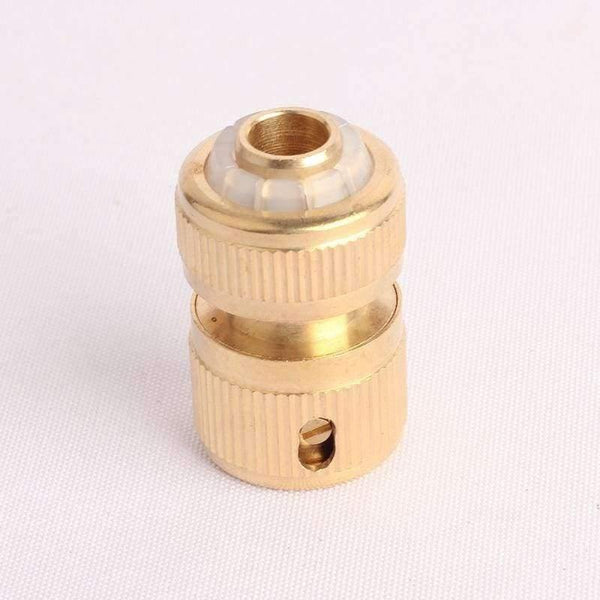 Planet Gates 2pc 1/2"Copper Water Stop Connectors Hose End Connectors Pipe Fittings Water Pipe Head Garden Water Connectors Garden Supplies
