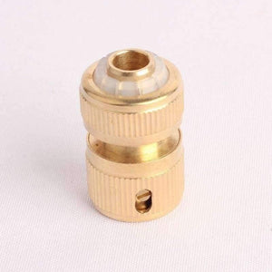 Planet Gates 2pc 1/2"Copper Water Stop Connectors Hose End Connectors Pipe Fittings Water Pipe Head Garden Water Connectors Garden Supplies