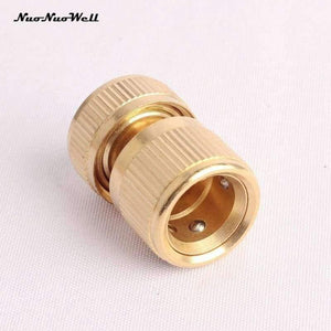 Planet Gates 2pc 1/2"Copper Water Stop Connectors Hose End Connectors Pipe Fittings Water Pipe Head Garden Water Connectors Garden Supplies