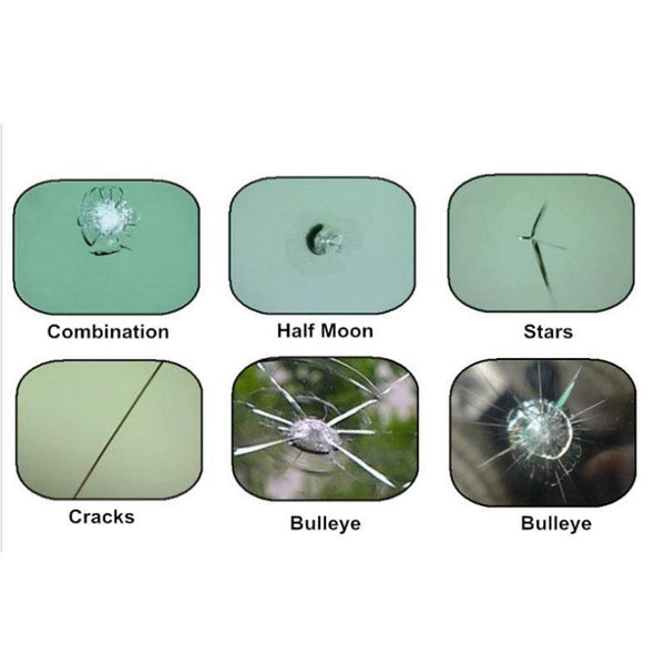 Planet Gates 2pc Car window repair Windscreen Scratch Chip Crack Restore fix Glass renwal Tools Auto Windshield Repair Kit Polishing