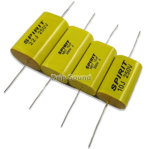 2pcs 1.0uF-12uF 250V Tweeter Speaker Frequency Divider Crossover Non-Polarity Capacitor