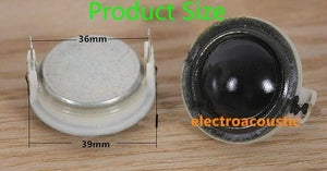 Planet Gates 2pcs 1.5 inch Tweeter Speaker Hifi 39mm Treble Driver Unit 4ohm 20W 25core Dome Silk Film Neodymium magnetic High Quality Newest