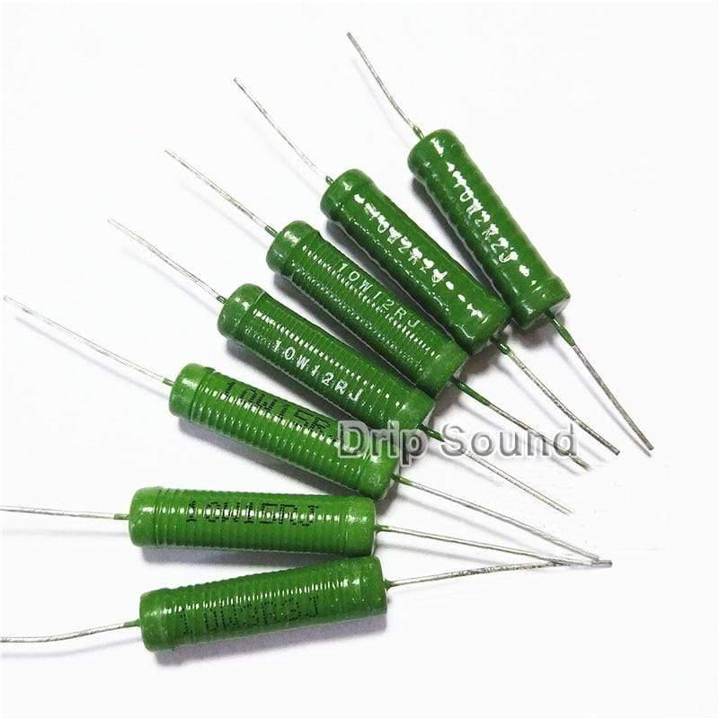 2pcs 1-6.8 Ohm RX21-10W Speaker Divider Crossover Wire Winding Resistance Wire Wound Wirewound Resistor