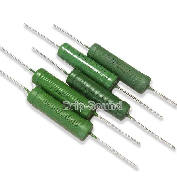 2pcs 1-6.8 Ohm RX21-10W Speaker Divider Crossover Wire Winding Resistance Wire Wound Wirewound Resistor