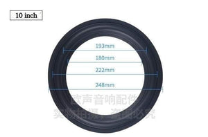 2PCS Speaker Rubber Surround Suspension Edge Sponge Repair Accessories For 4/5/6.5/8/10/ Speaker Parts Subwoofer Bass Tweeter