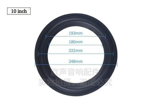 2PCS Speaker Rubber Surround Suspension Edge Sponge Repair Accessories For 4/5/6.5/8/10/ Speaker Parts Subwoofer Bass Tweeter