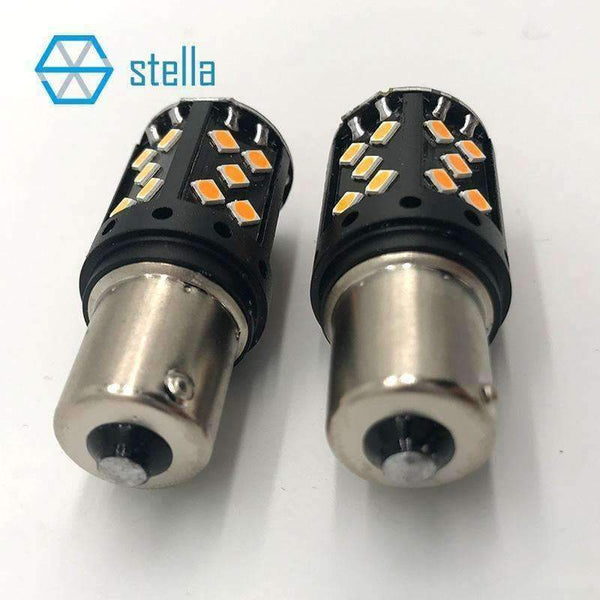 Planet Gates 2pcs 1156/BA15S/P21W 100% Canbus automotive LED Bulb Amber Lamp For Front/Rear LED Turning Light/Indicator 12V/24V Super Bright