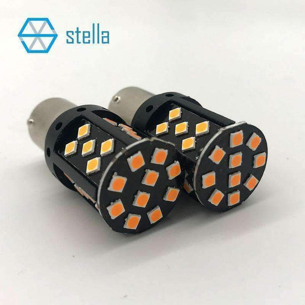 Planet Gates 2pcs 1156/BA15S/P21W 100% Canbus automotive LED Bulb Amber Lamp For Front/Rear LED Turning Light/Indicator 12V/24V Super Bright