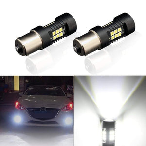 Planet Gates 2Pcs 1156 BA15S P21W LED BAU15S PY21W BAY15D LED Bulb 1157 P21/5W R5W 21pcs 3030SMD Auto Lamp Bulbs Car LED Light 12V - 24V