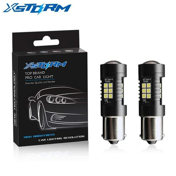 Planet Gates 2Pcs 1156 BA15S P21W LED BAU15S PY21W BAY15D LED Bulb 1157 P21/5W R5W 21pcs 3030SMD Auto Lamp Bulbs Car LED Light 12V - 24V