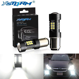 Planet Gates 2Pcs 1156 BA15S P21W LED BAU15S PY21W BAY15D LED Bulb 1157 P21/5W R5W 21pcs 3030SMD Auto Lamp Bulbs Car LED Light 12V - 24V