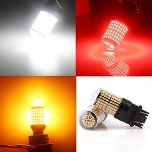Planet Gates 2pcs 12V 1157 BAY15D 3014 144 SMD 21W 3157 7443 Canbus NO ERROR Led Bulbs For Car RV Boats For Brake NO Hyper Flash