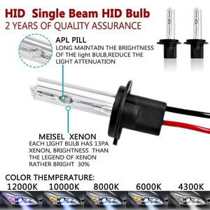 Planet Gates 2pcs 12V 55W Xenon H7 HID Conversion Kit H1 H3 H11 9005 Bulb Auto Car Headlight Lamp 3000k 4300k 5000K 6000k 8000K 12000K