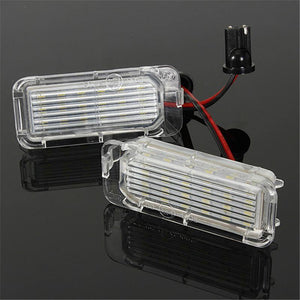 Planet Gates 2Pcs 12V LED License Plate Light Number Plate Bulbs Lamp For Ford/Fiesta/Focus/Kuga/C-MAX/Mondeo/Galaxy/Grand Car Light