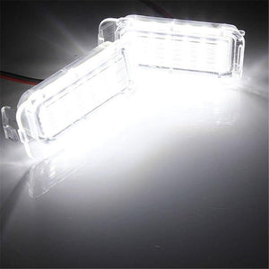 Planet Gates 2Pcs 12V LED License Plate Light Number Plate Bulbs Lamp For Ford/Fiesta/Focus/Kuga/C-MAX/Mondeo/Galaxy/Grand Car Light