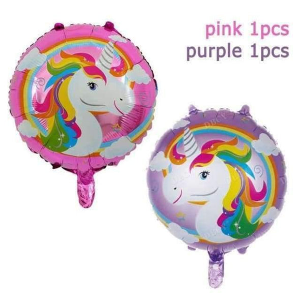 Unicorn Party Kits Unicornio Plate/Cup/Napkins Birthday Party Decoration Kids Tableware Sets Bunting Flags Party Supplies - Planet Gates