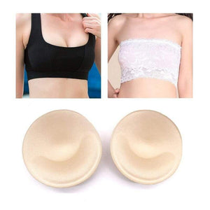 2pcs 1pair Sponge Inserts In Bra Padded for Swimsuit Breast Push Up Fill Brassiere Breast Patch Pads Women Intimates Accessories