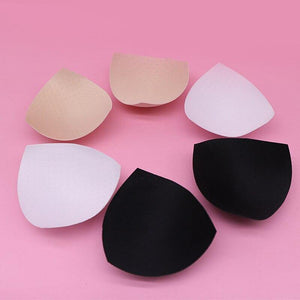2pcs 1pair Sponge Inserts In Bra Padded for Swimsuit Breast Push Up Fill Brassiere Breast Patch Pads Women Intimates Accessories