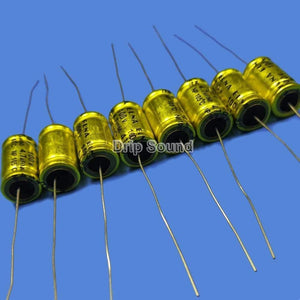 2pcs 2.2uF-6.8uF 100V Car Tweeter Audio Speaker Frequency Divider Crossover Non-Polarity Electrolytic Capacitor