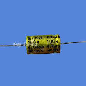 2pcs 2.2uF-6.8uF 100V Car Tweeter Audio Speaker Frequency Divider Crossover Non-Polarity Electrolytic Capacitor