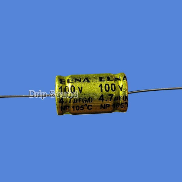 2pcs 2.2uF-6.8uF 100V Car Tweeter Audio Speaker Frequency Divider Crossover Non-Polarity Electrolytic Capacitor
