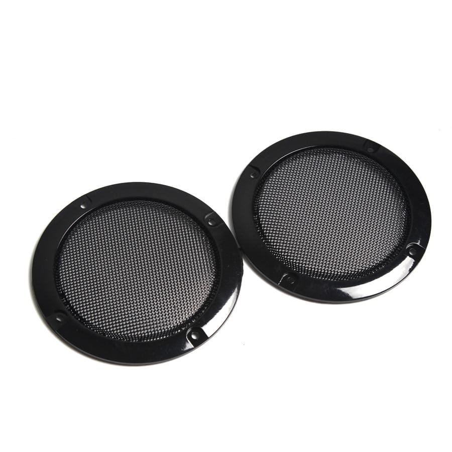Planet Gates 2PCS 2 inch 3 inch 4 inch Black Replacement Round Speaker Protective Mesh Net Cover Grille Circle Speaker Accessories