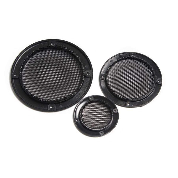 Planet Gates 2PCS 2 inch 3 inch 4 inch Black Replacement Round Speaker Protective Mesh Net Cover Grille Circle Speaker Accessories