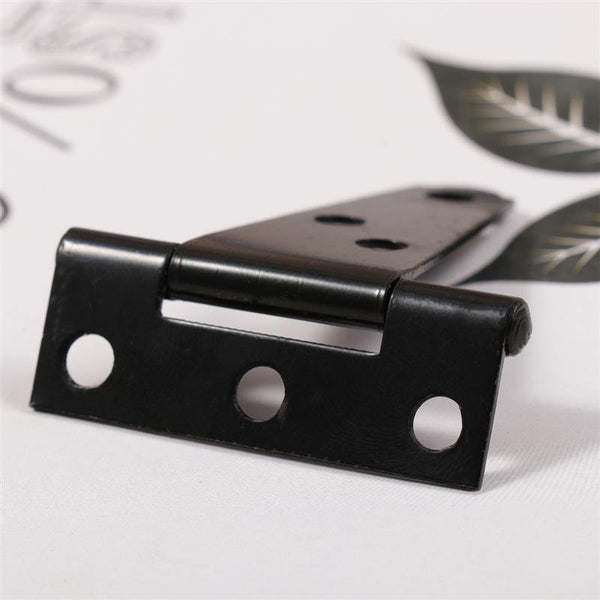 2PCS 2 Inches T Shape Rustproof Iron Light Duty Shed Hinge Gate Strap Hinge Door Gates Hinges