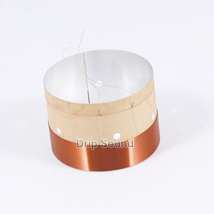 2pcs 25.5/35.5/38.5/49.5/51.5/65.5/75.5mm Core Bass Voice Coil ASV White Aluminium Woofer Sound Drive Speaker Repair Parts