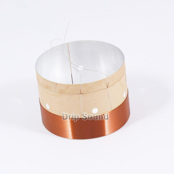 2pcs 25.5/35.5/38.5/49.5/51.5/65.5/75.5mm Core Bass Voice Coil ASV White Aluminium Woofer Sound Drive Speaker Repair Parts