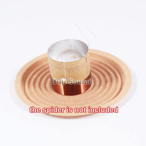 2pcs 25.5/35.5/38.5/49.5/51.5/65.5/75.5mm Core Bass Voice Coil ASV White Aluminium Woofer Sound Drive Speaker Repair Parts