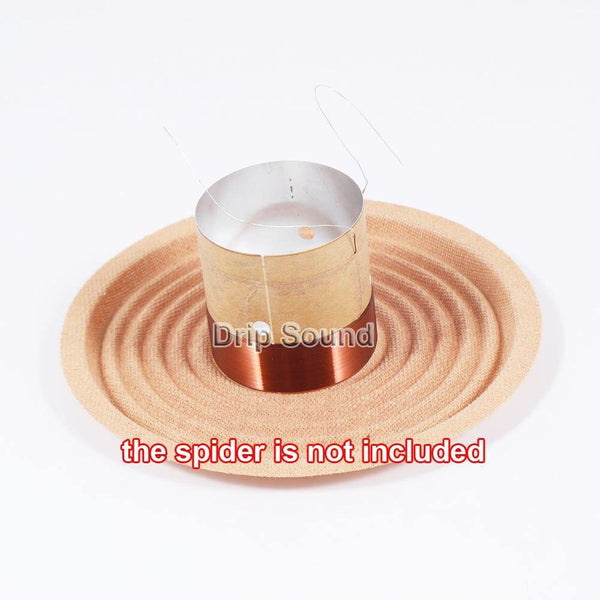 2pcs 25.5/35.5/38.5/49.5/51.5/65.5/75.5mm Core Bass Voice Coil ASV White Aluminium Woofer Sound Drive Speaker Repair Parts