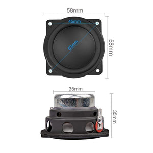 Planet Gates 2Pcs 2Inch Mini Audio Portable Speakers 4Ohm 20W Full Range Bluetooth Speaker For DIY Home Theater