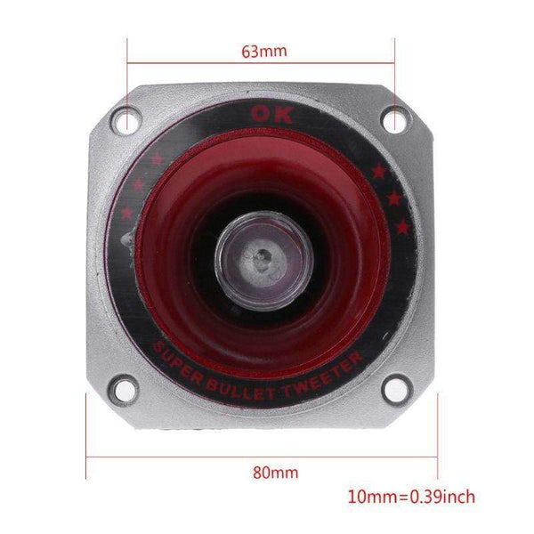 Planet Gates 2PCS 3" Colorful Speaker Tweeter Flashing Piezoelectric Loudspeaker Treble Head Driver