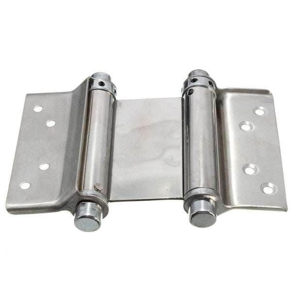 Planet Gates 2Pcs 3 Inch Double Action Spring Hinge Saloon Cafe Door Swing Door Stainless Steel Hinge Suitable Door Thickness: 2.5-3.5cm