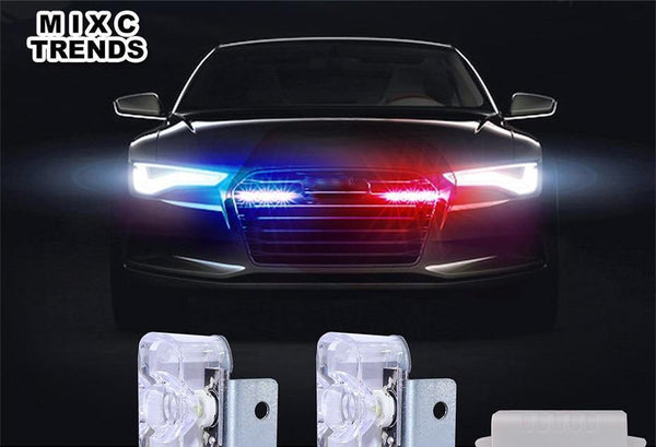 Planet Gates 2Pcs 3 LED Strobe Light 6W Police Flashing Warning Led Brake Light Lamp DC 12V Car Truck Motorcycle Rear Brake Stop Led Lights