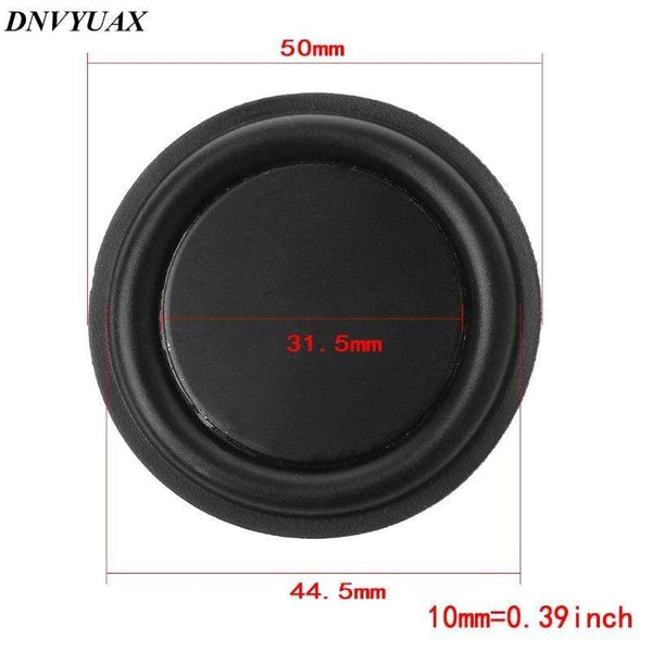 Planet Gates 2pcs 30/40/45/50/52/62mm Passive Radiator Subwoofer Speaker Vibration Membrane Bass Rubber Woofers