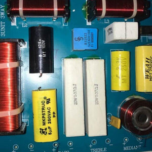 2Pcs 300W 3 Way Treble Medium Bass Speaker Frequency Divider Crossover Filter