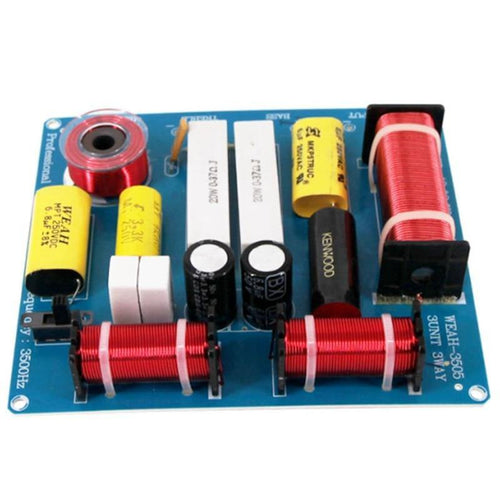 2Pcs 300W 3 Way Treble Medium Bass Speaker Frequency Divider Crossover Filter
