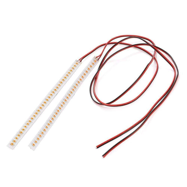 Planet Gates 2PCS 32 LED Light Strip Turn Signal Indicator Light Dynamic Turn Signal Lamps Flexible ledStrips for Auto Car for Motorcycle 12V